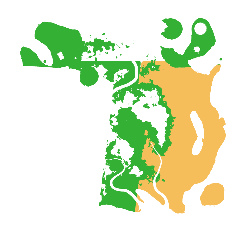 Biome Rust Map: Procedural Map, Size: 3500, Seed: 32472389