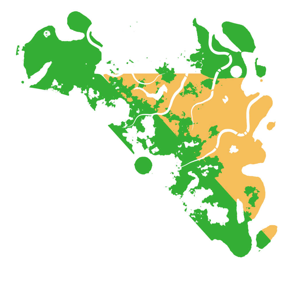 Biome Rust Map: Procedural Map, Size: 4500, Seed: 428571207