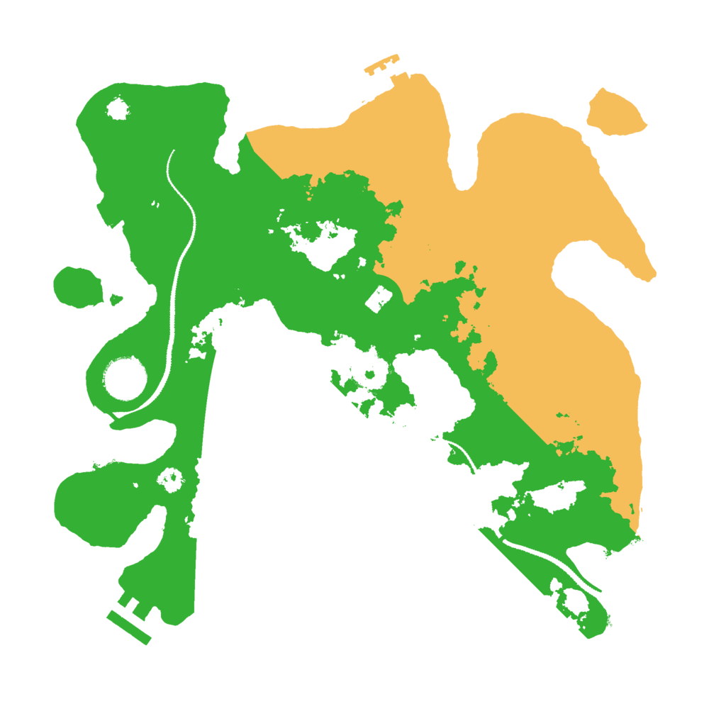 Biome Rust Map: Procedural Map, Size: 3000, Seed: 981729871