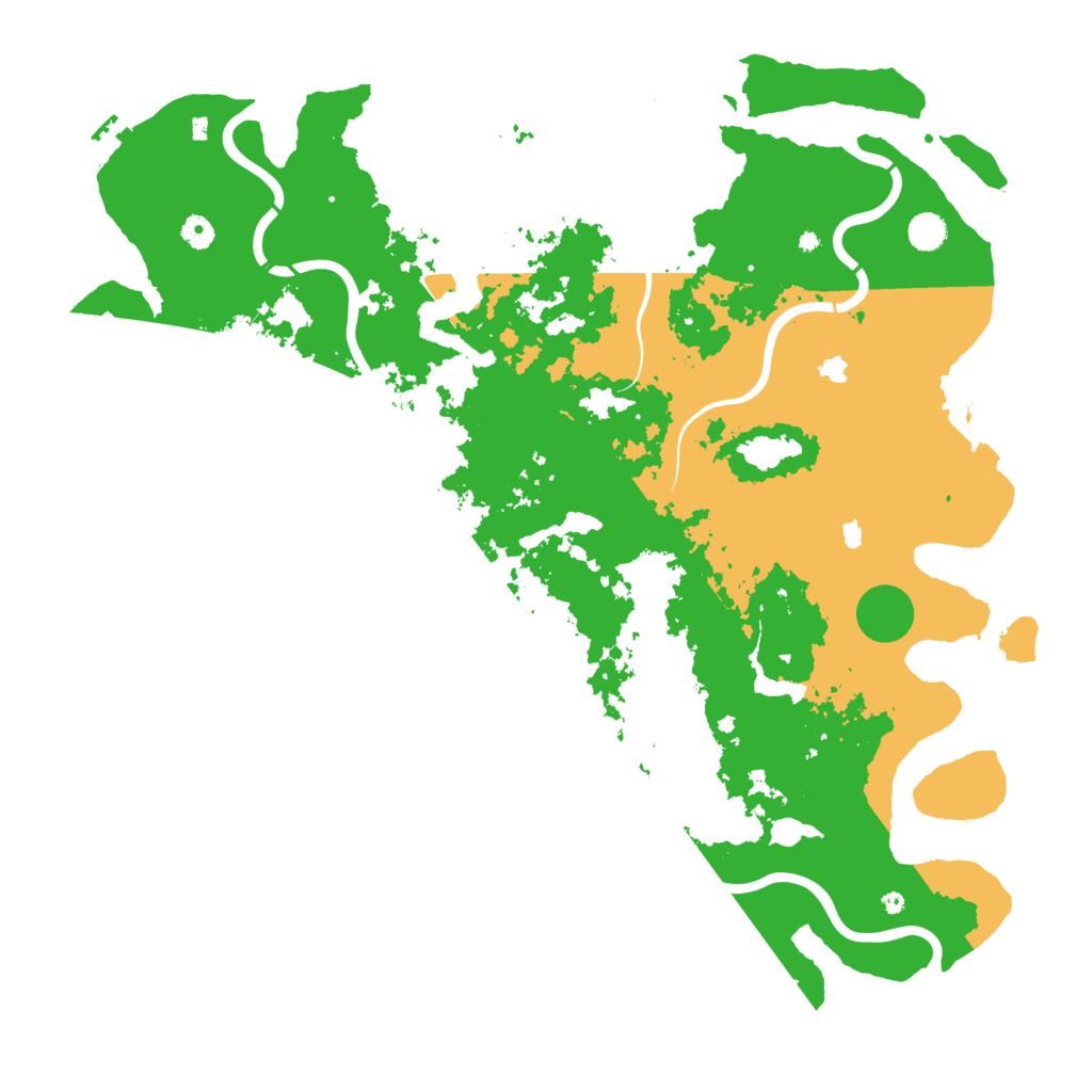 Biome Rust Map: Procedural Map, Size: 5000, Seed: 17896