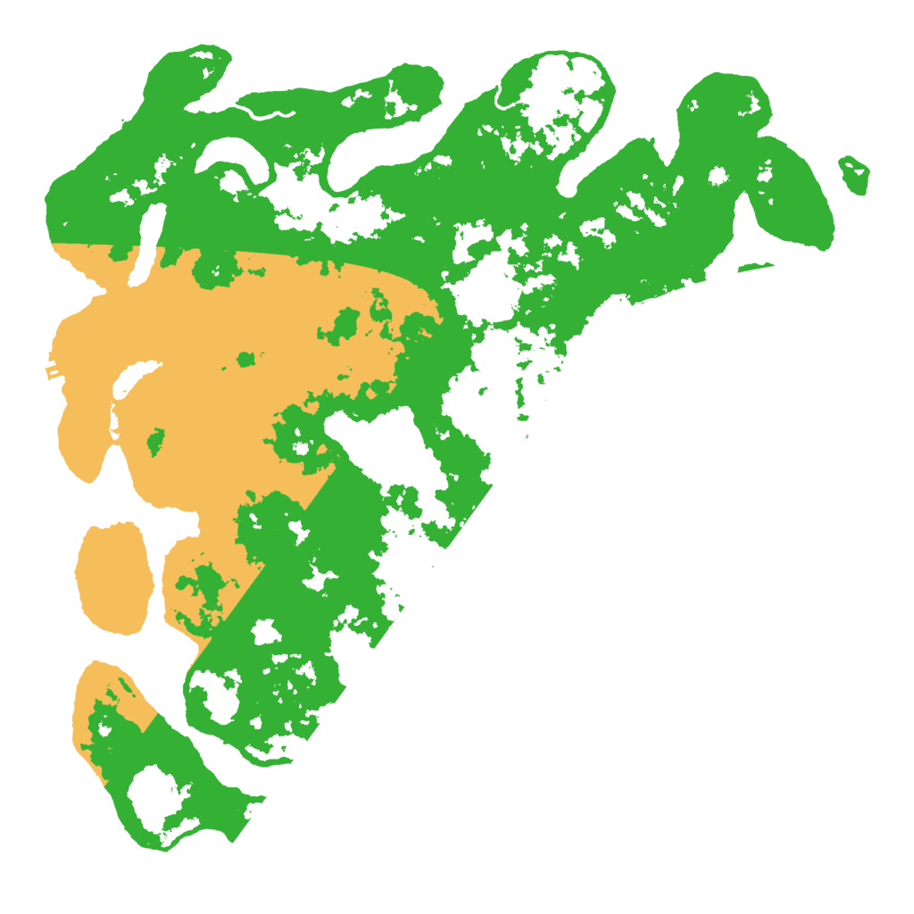 Biome Rust Map: Procedural Map, Size: 4500, Seed: 494744183