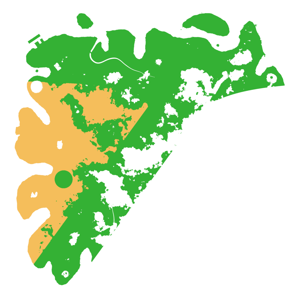 Biome Rust Map: Procedural Map, Size: 4500, Seed: 494744183