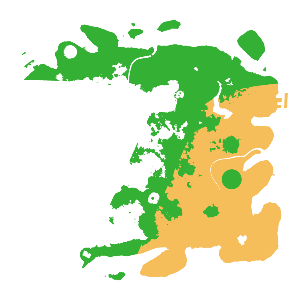 Biome Rust Map: Procedural Map, Size: 4000, Seed: 120039832