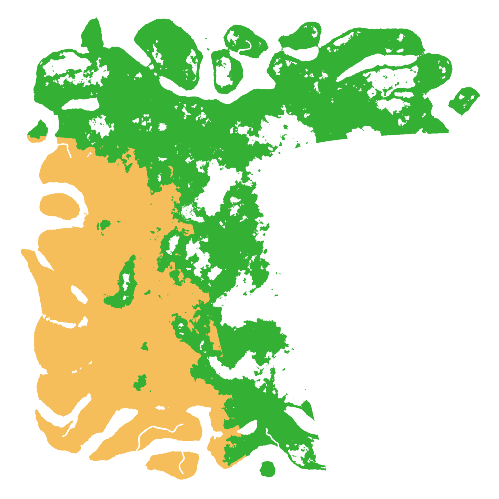 Biome Rust Map: Procedural Map, Size: 6000, Seed: 4900