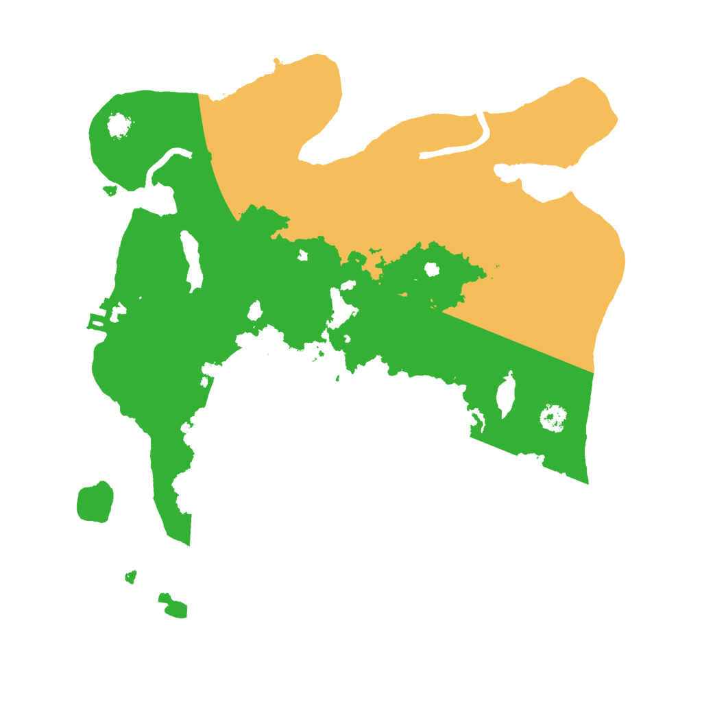 Biome Rust Map: Procedural Map, Size: 2700, Seed: 392973982