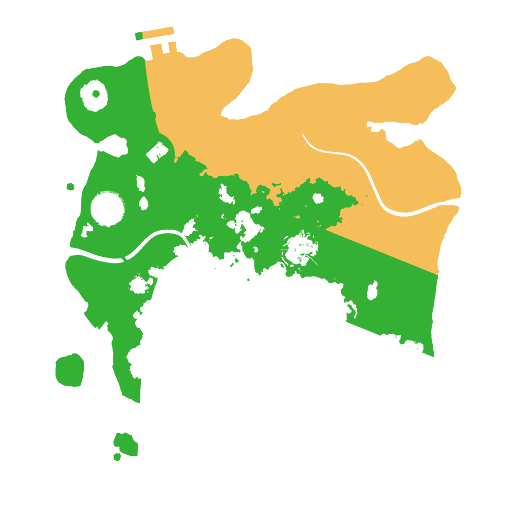 Biome Rust Map: Procedural Map, Size: 2700, Seed: 392973982