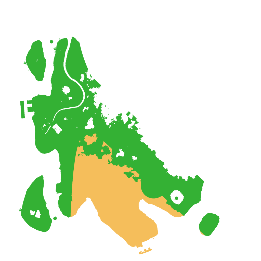 Biome Rust Map: Procedural Map, Size: 3000, Seed: 1599181438