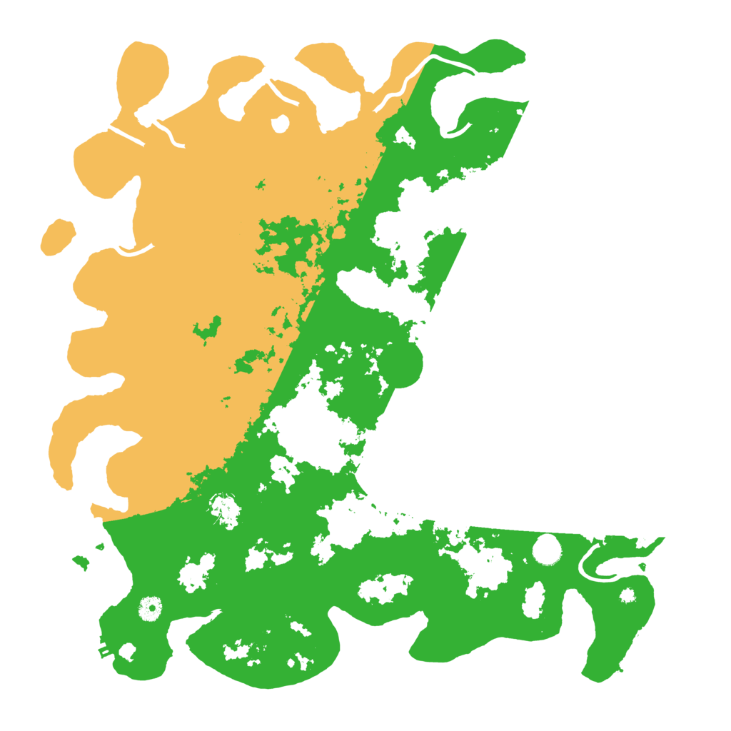 Biome Rust Map: Procedural Map, Size: 4500, Seed: 3033