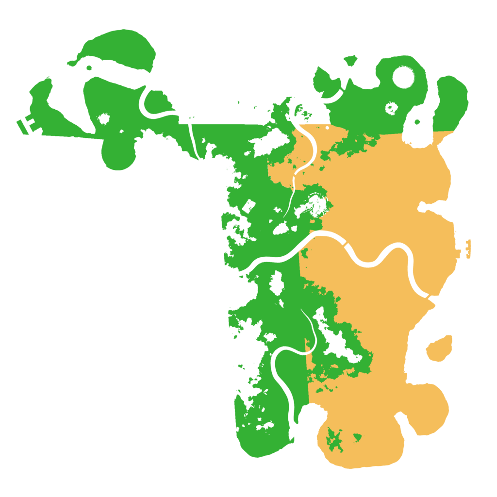 Biome Rust Map: Procedural Map, Size: 3995, Seed: 100