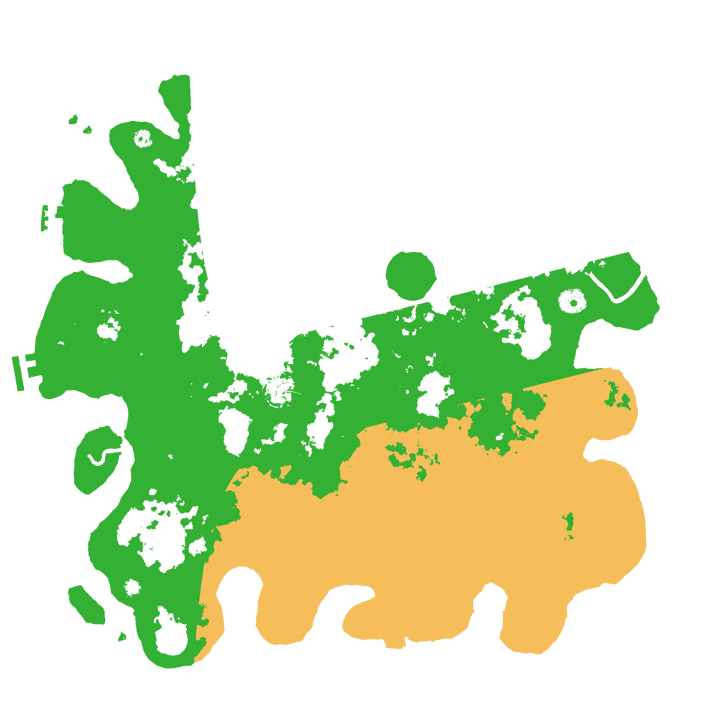 Biome Rust Map: Procedural Map, Size: 4122, Seed: 1