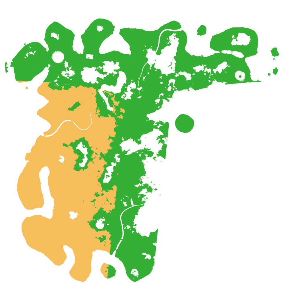 Biome Rust Map: Procedural Map, Size: 4500, Seed: 974376478