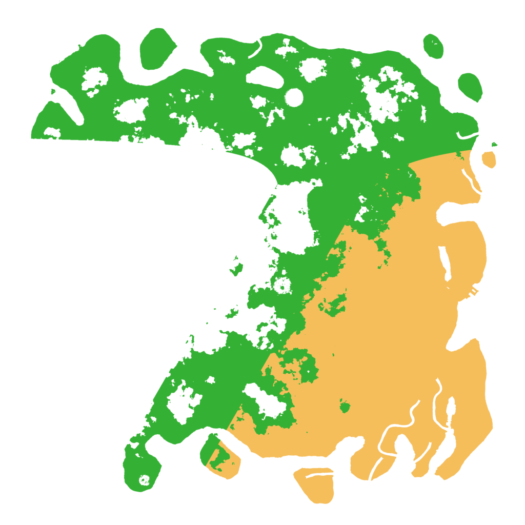 Biome Rust Map: Procedural Map, Size: 5000, Seed: 1896710549