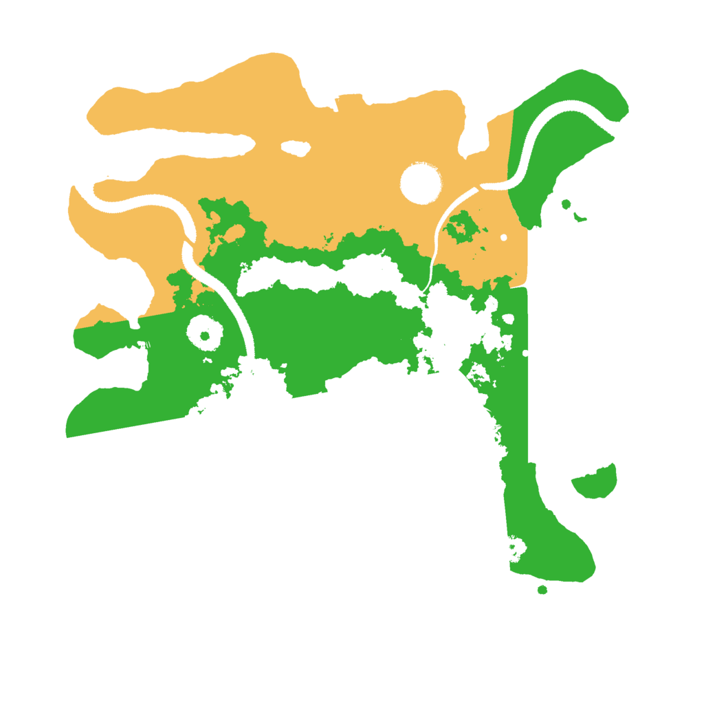 Biome Rust Map: Procedural Map, Size: 3000, Seed: 5632551