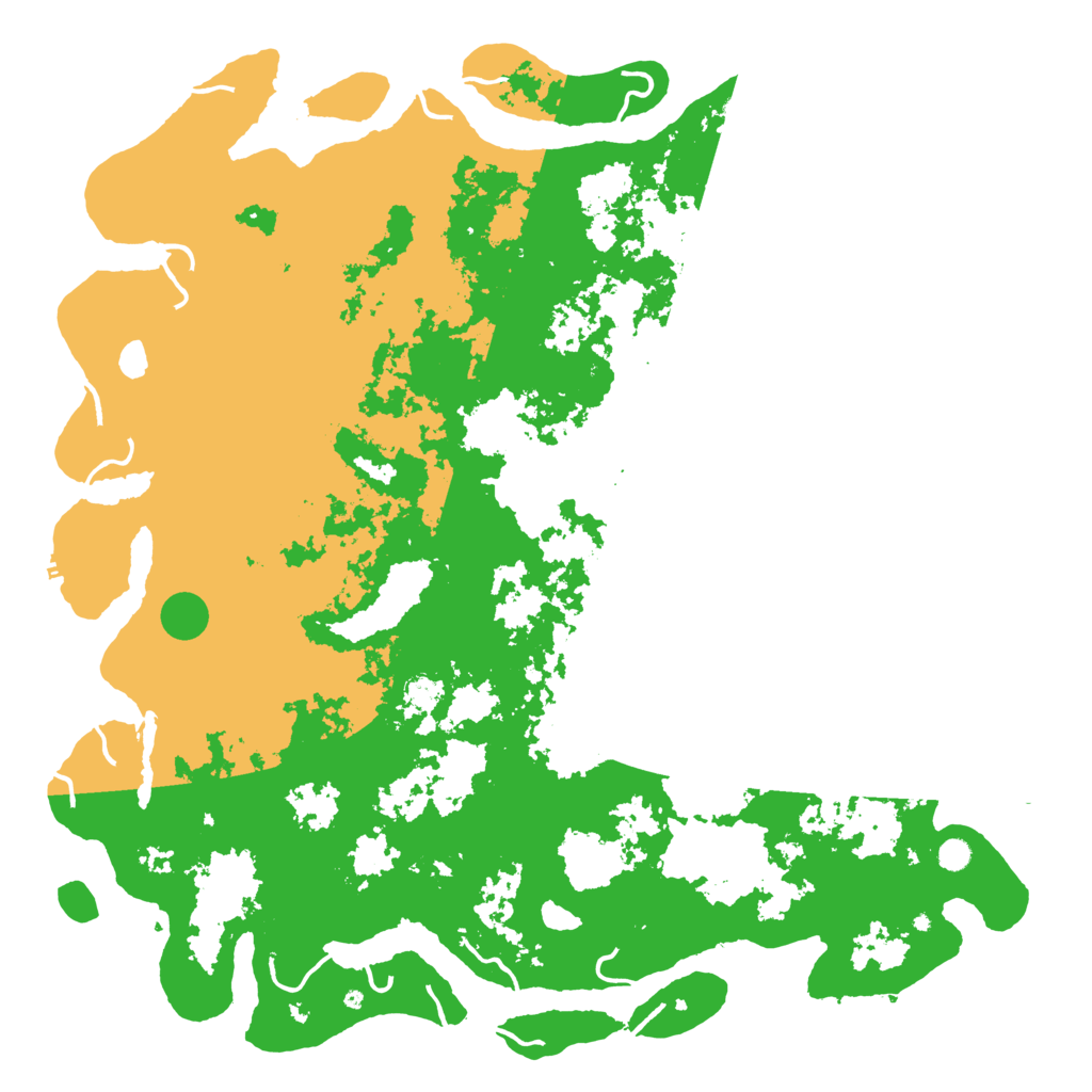 Biome Rust Map: Procedural Map, Size: 6000, Seed: 5689498
