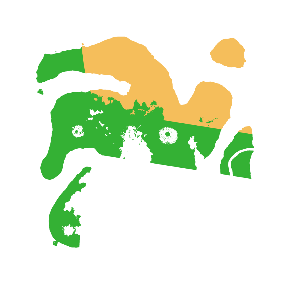 Biome Rust Map: Procedural Map, Size: 2500, Seed: 23576