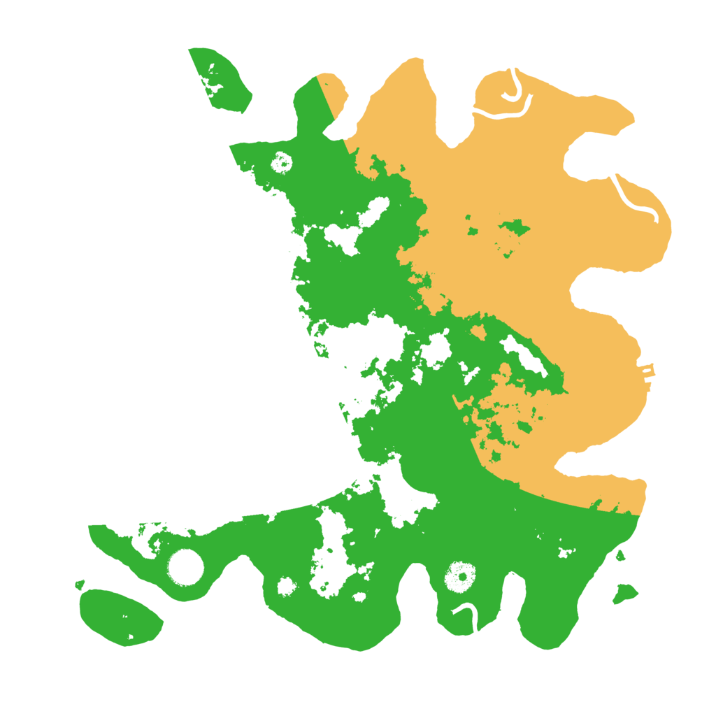 Biome Rust Map: Procedural Map, Size: 3500, Seed: 1706079338