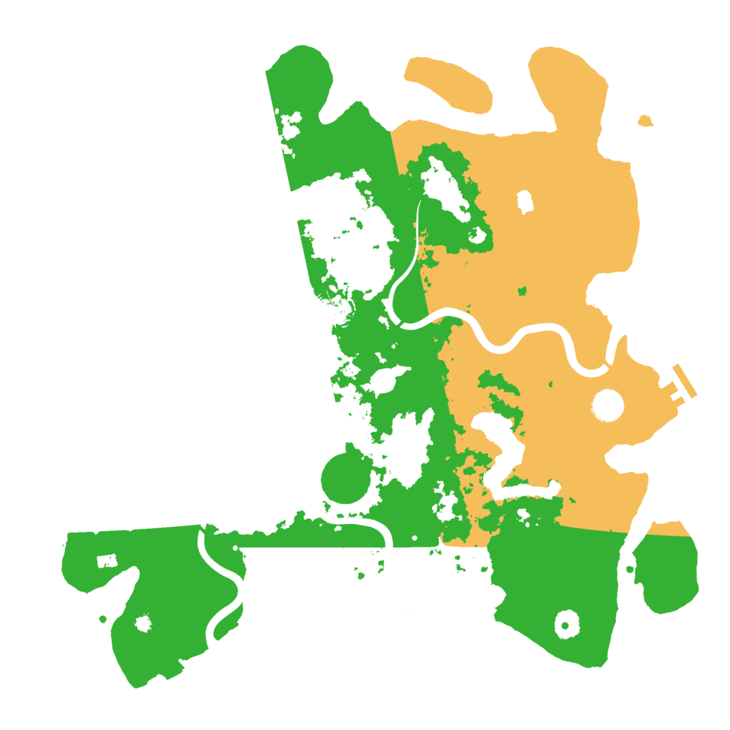 Biome Rust Map: Procedural Map, Size: 4000, Seed: 650717