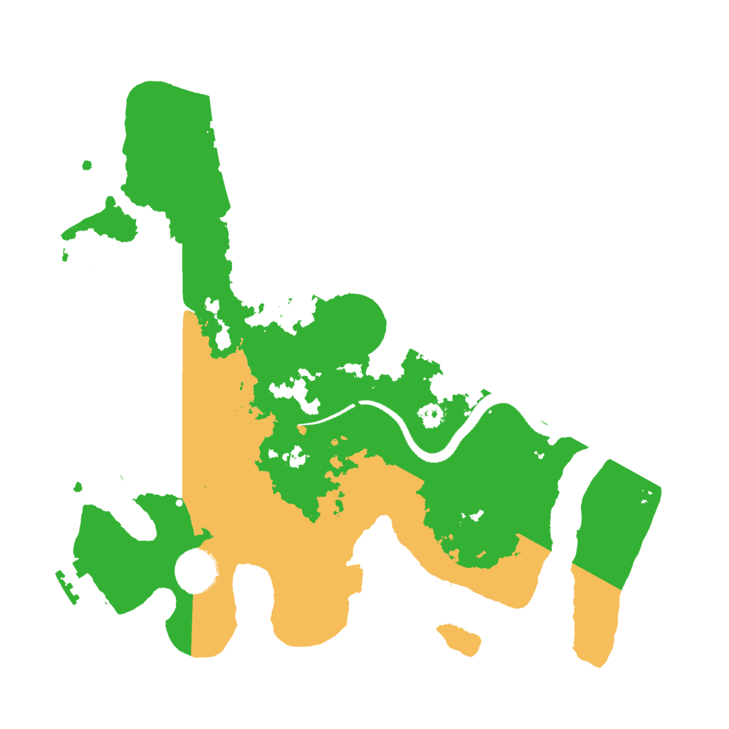 Biome Rust Map: Procedural Map, Size: 3000, Seed: 478555