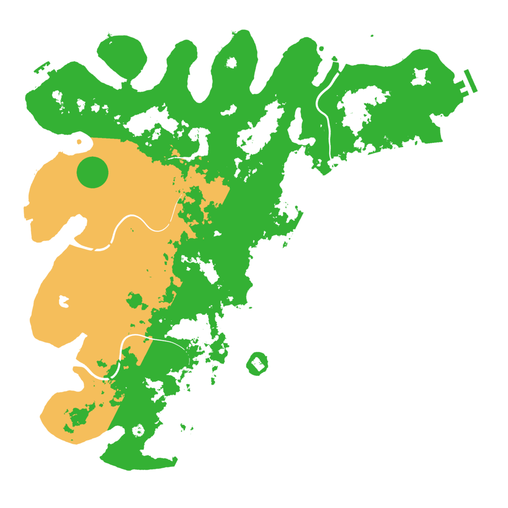 Biome Rust Map: Procedural Map, Size: 4250, Seed: 74728546