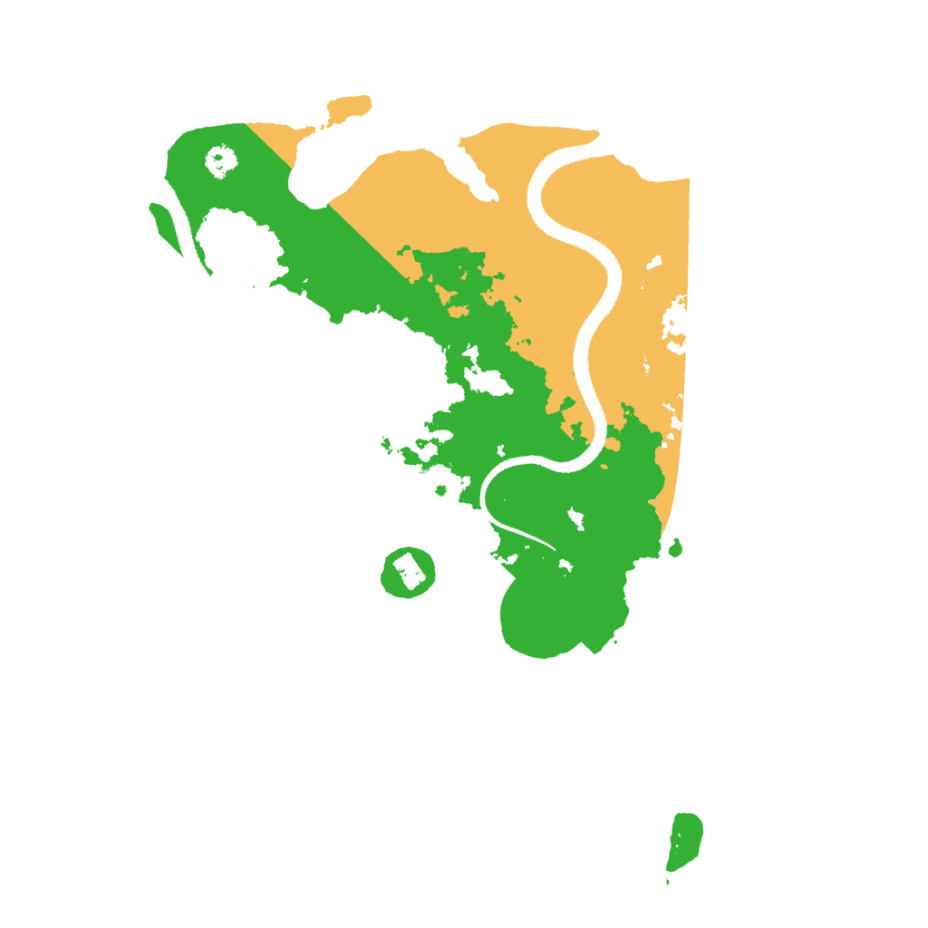 Biome Rust Map: Procedural Map, Size: 3000, Seed: 470526363