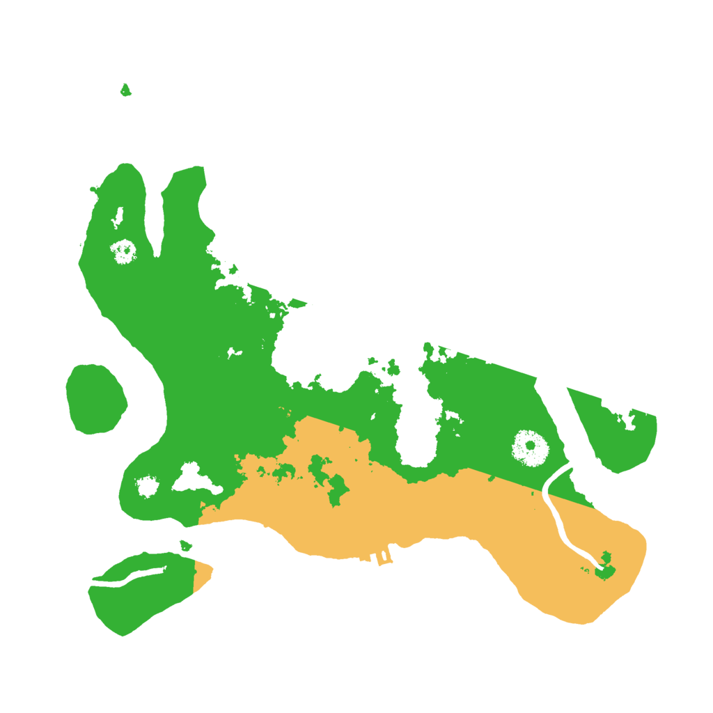 Biome Rust Map: Procedural Map, Size: 3000, Seed: 459837