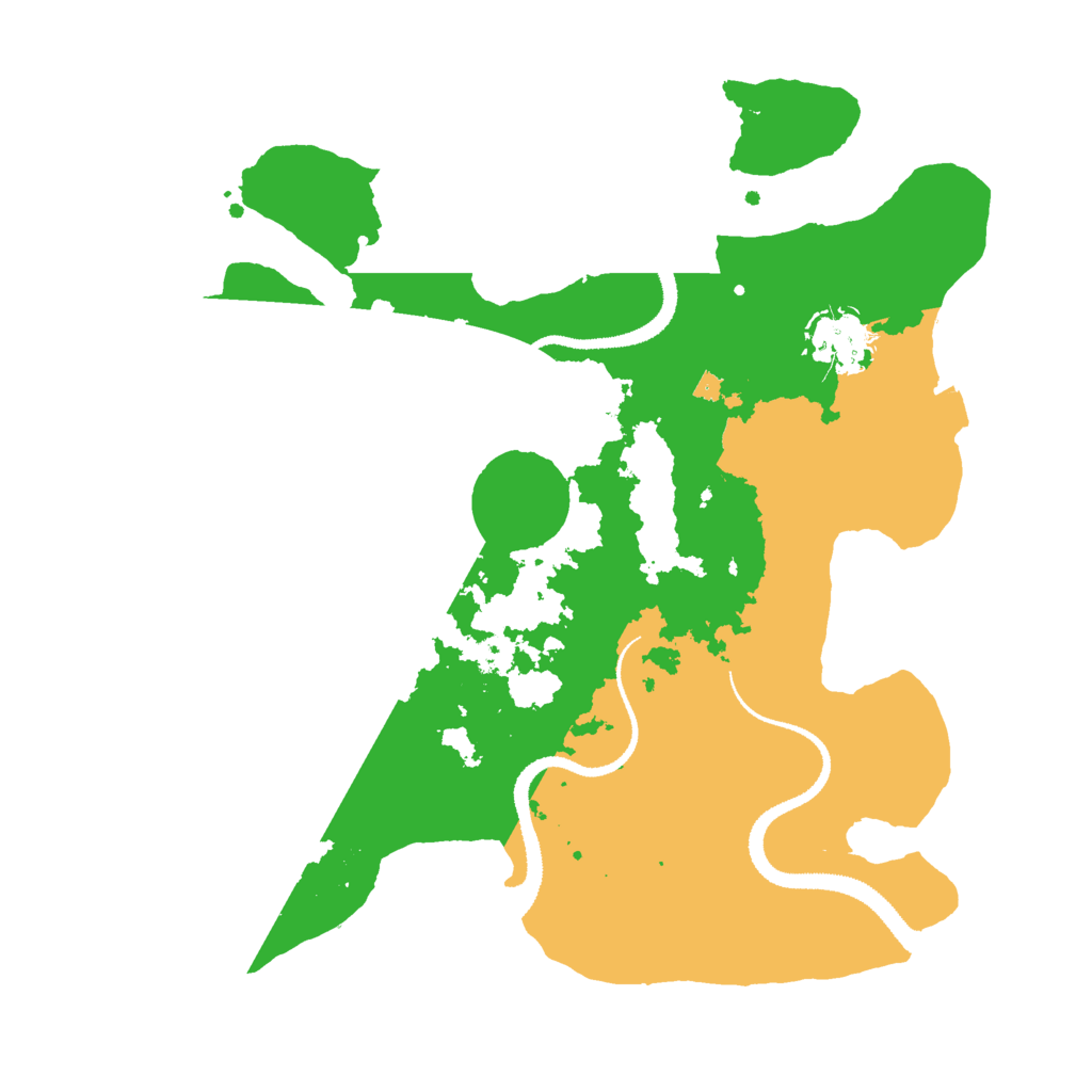 Biome Rust Map: Procedural Map, Size: 3000, Seed: 65465458