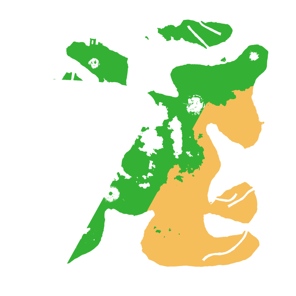 Biome Rust Map: Procedural Map, Size: 3000, Seed: 65465458