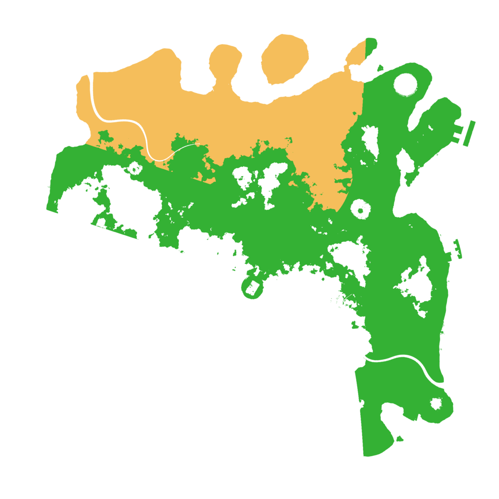 Biome Rust Map: Procedural Map, Size: 3850, Seed: 65833345