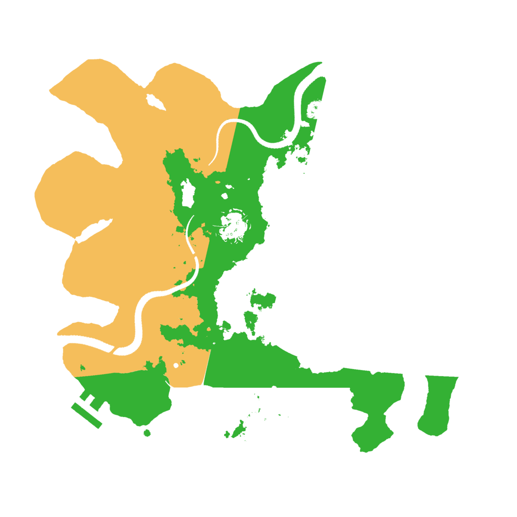 Biome Rust Map: Procedural Map, Size: 3000, Seed: 758773614