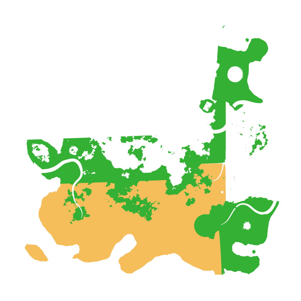 Biome Rust Map: Procedural Map, Size: 3500, Seed: 4333