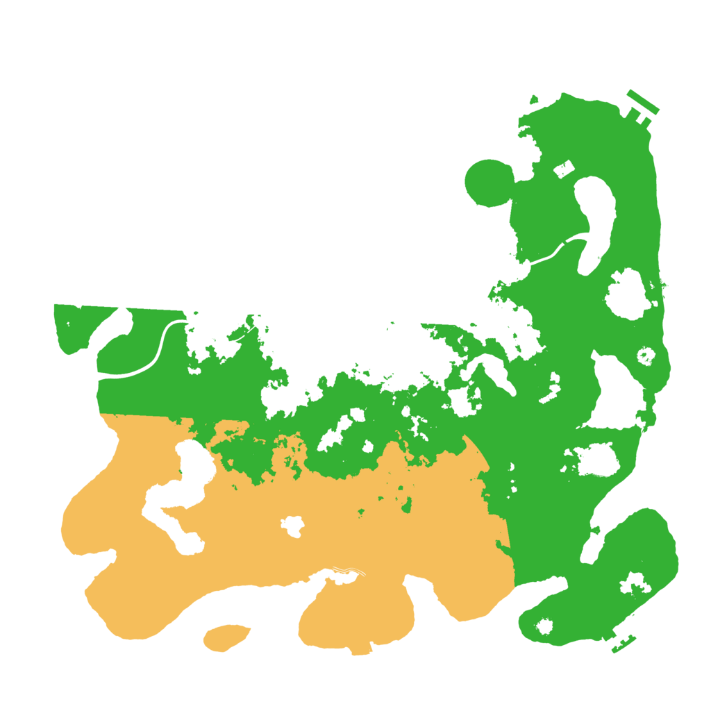Biome Rust Map: Procedural Map, Size: 4000, Seed: 4833882