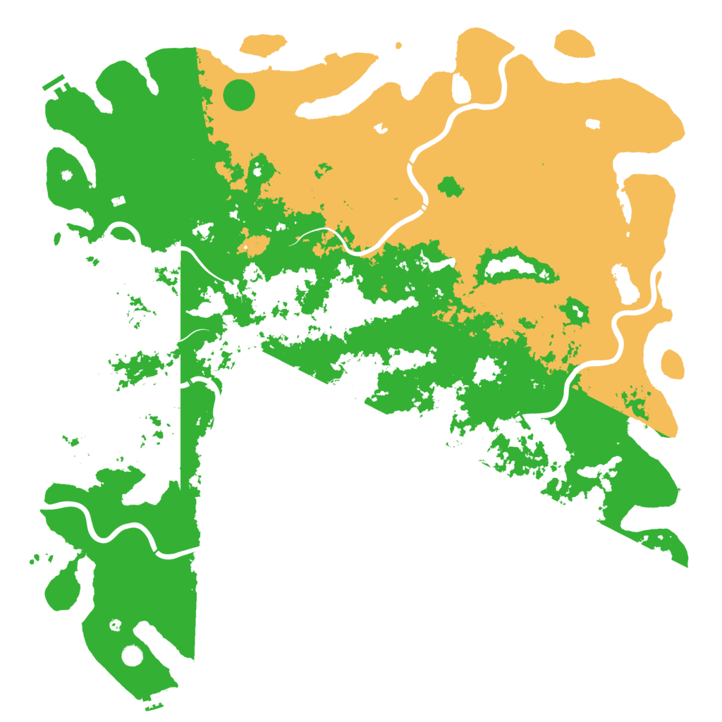Biome Rust Map: Procedural Map, Size: 6000, Seed: 1840220614
