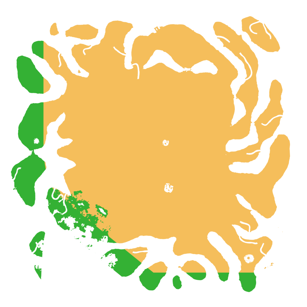 Biome Rust Map: Procedural Map, Size: 5000, Seed: 13245431