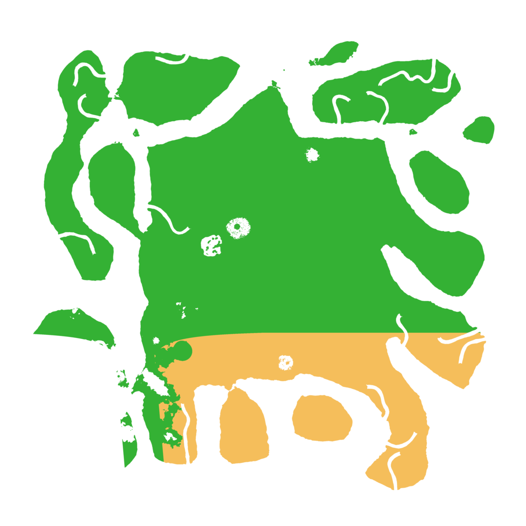 Biome Rust Map: Procedural Map, Size: 3600, Seed: 100014142