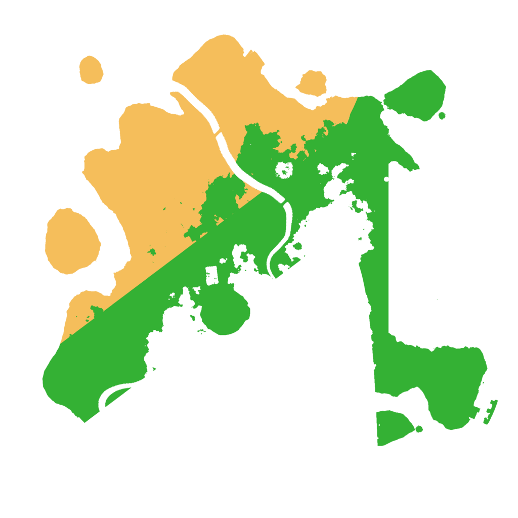 Biome Rust Map: Procedural Map, Size: 3000, Seed: 102749384