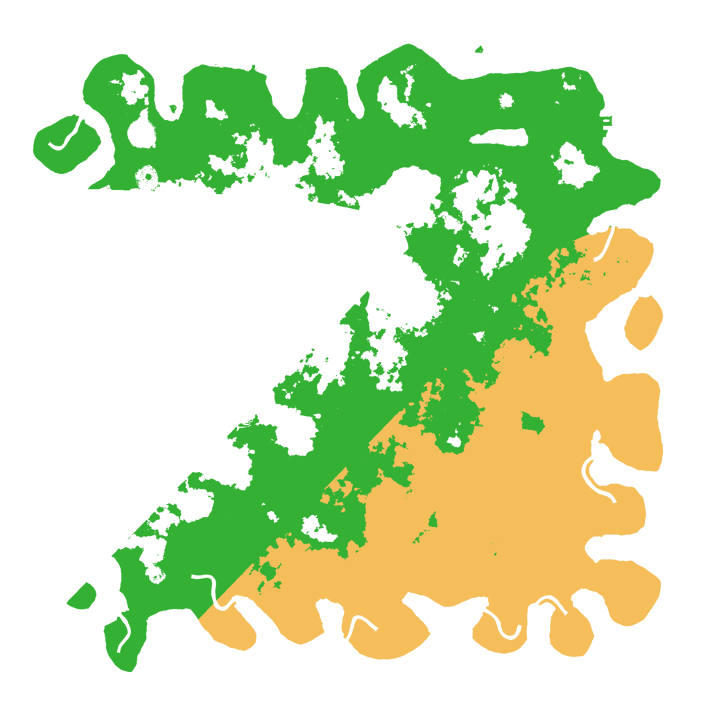 Biome Rust Map: Procedural Map, Size: 4500, Seed: 110459805