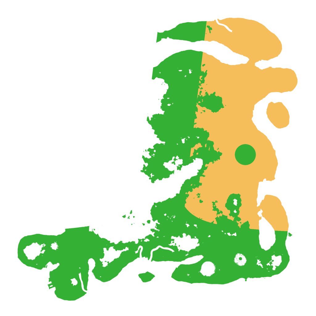 Biome Rust Map: Procedural Map, Size: 4000, Seed: 56132