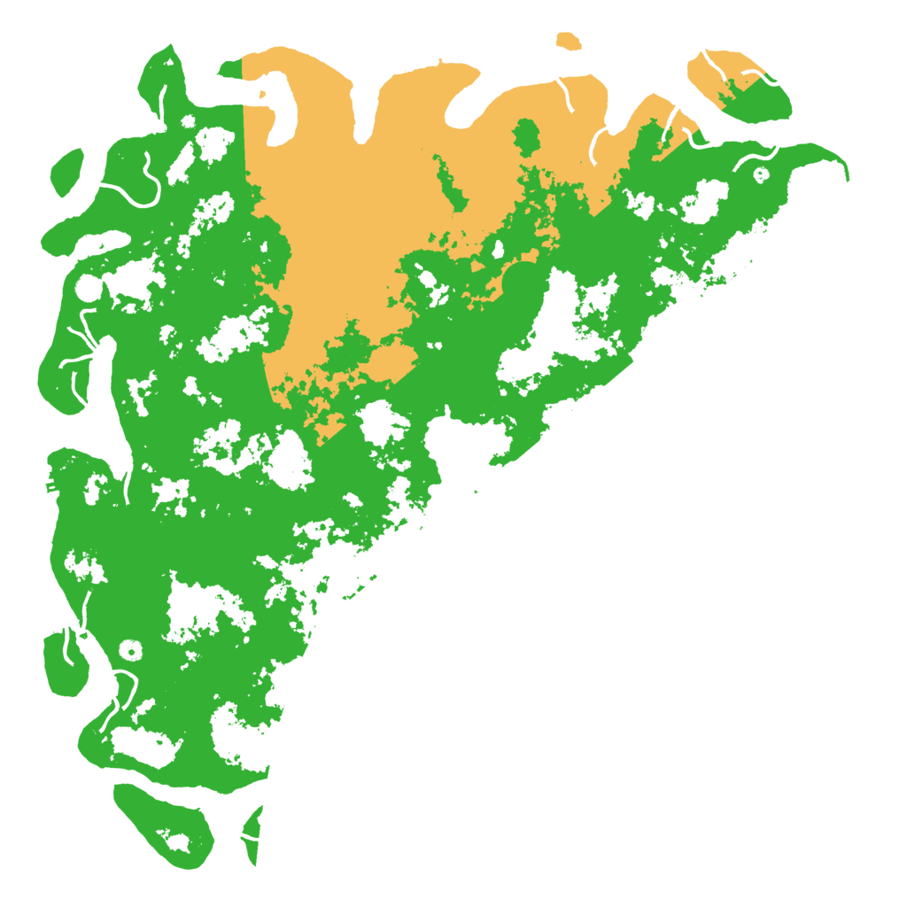 Biome Rust Map: Procedural Map, Size: 6000, Seed: 23678