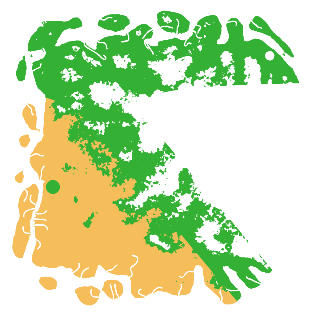 Biome Rust Map: Procedural Map, Size: 6000, Seed: 19770210