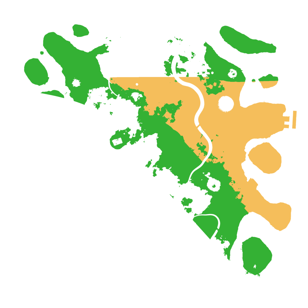 Biome Rust Map: Procedural Map, Size: 3500, Seed: 772588330