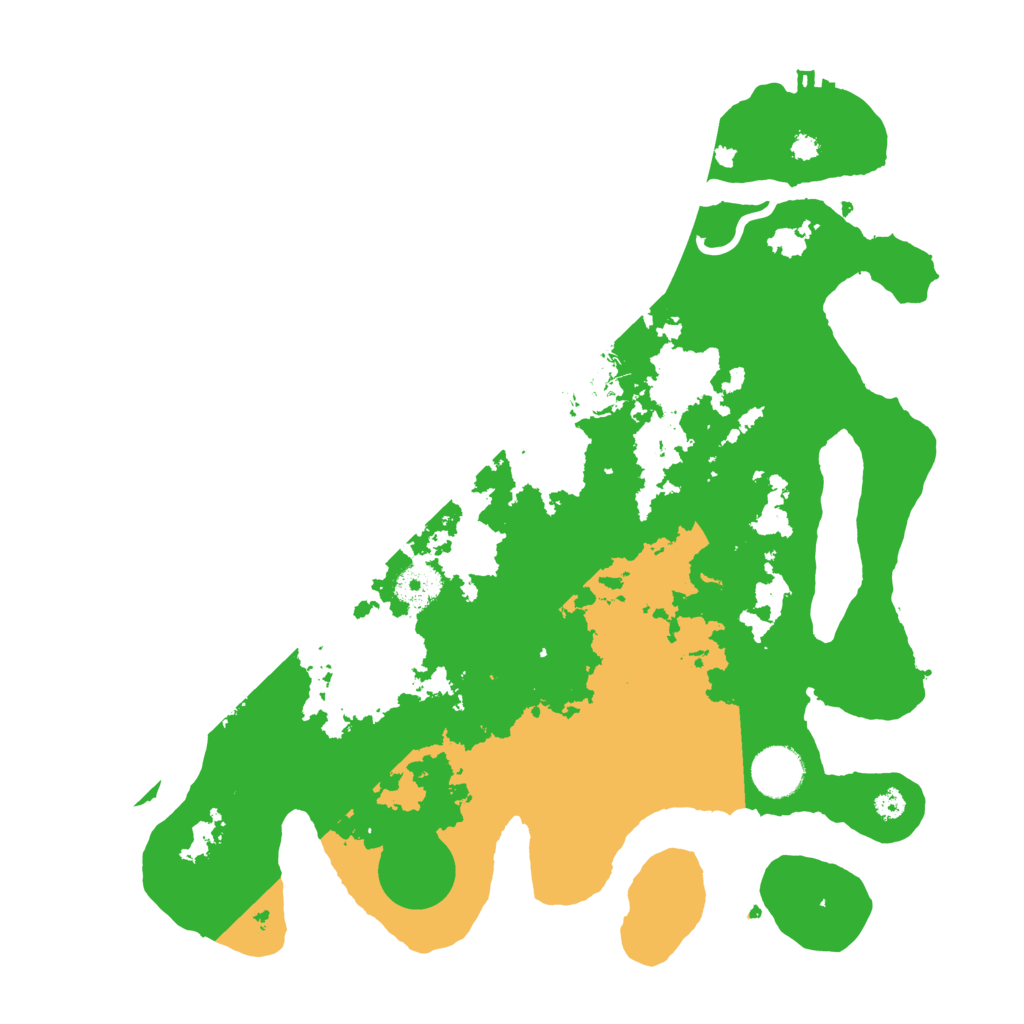 Biome Rust Map: Procedural Map, Size: 3500, Seed: 371897303