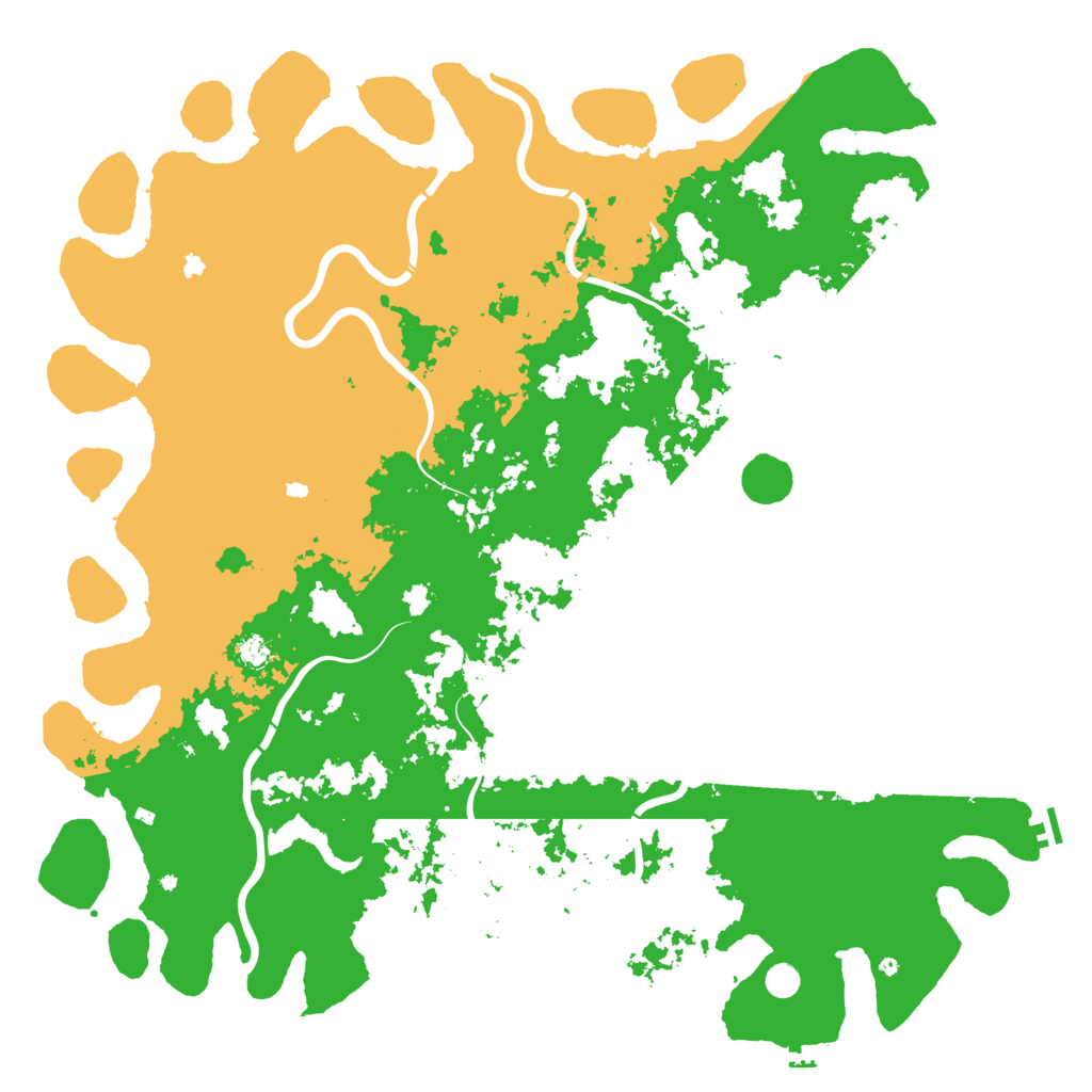 Biome Rust Map: Procedural Map, Size: 6000, Seed: 739179