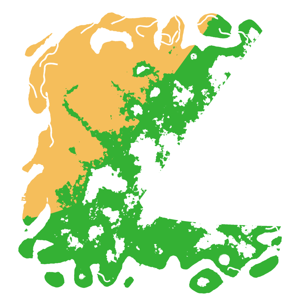 Biome Rust Map: Procedural Map, Size: 5000, Seed: 81392460