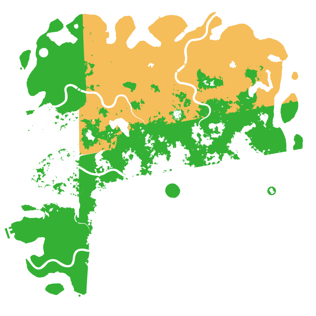 Biome Rust Map: Procedural Map, Size: 6000, Seed: 658743