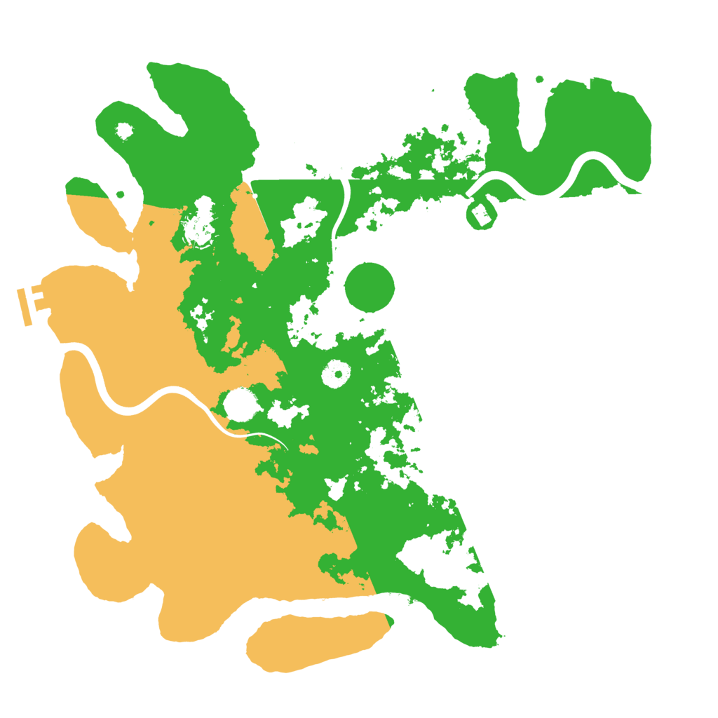 Biome Rust Map: Procedural Map, Size: 3850, Seed: 1321422302
