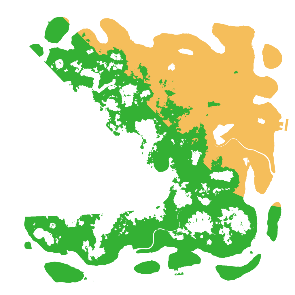 Biome Rust Map: Procedural Map, Size: 5000, Seed: 2071483135