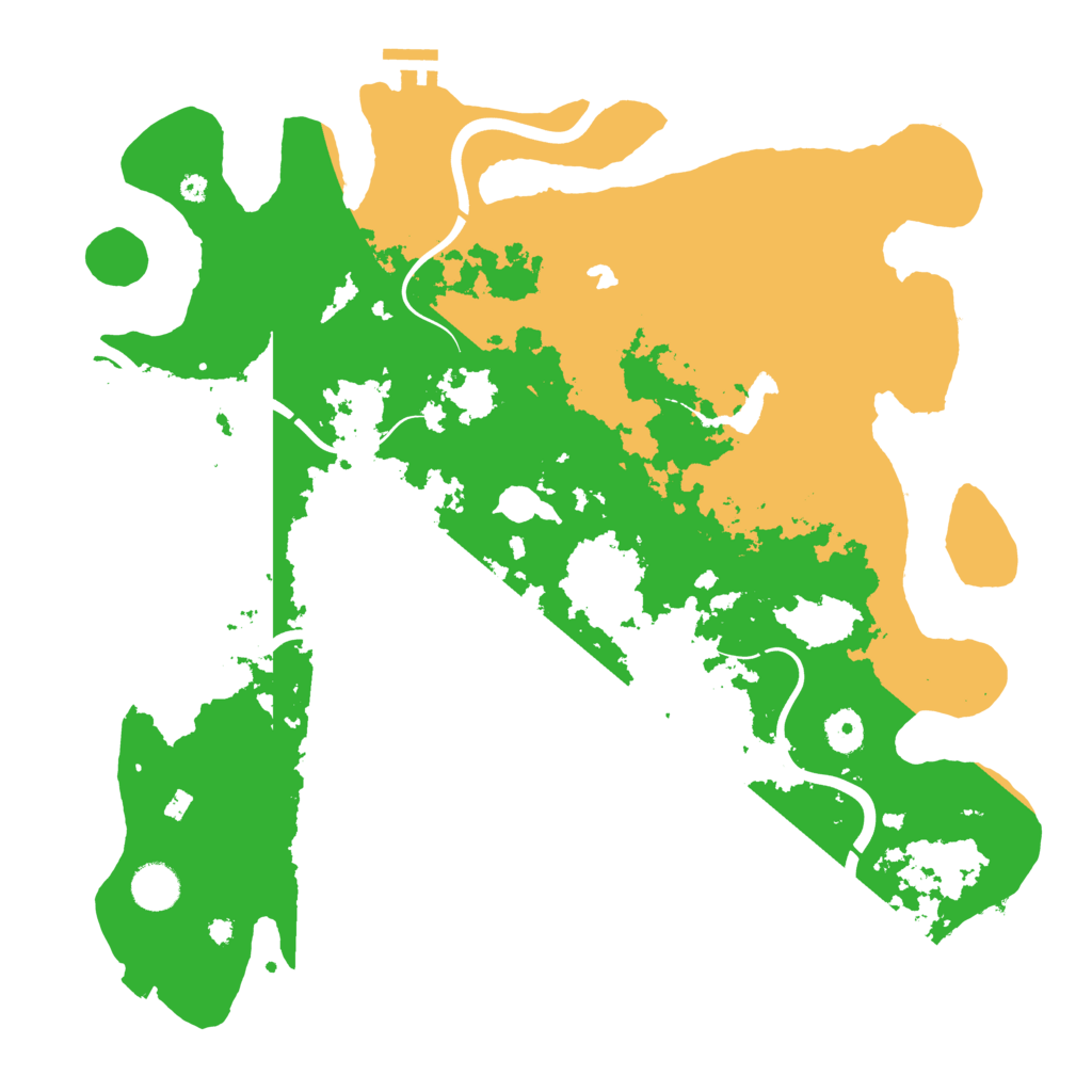 Biome Rust Map: Procedural Map, Size: 4000, Seed: 1304