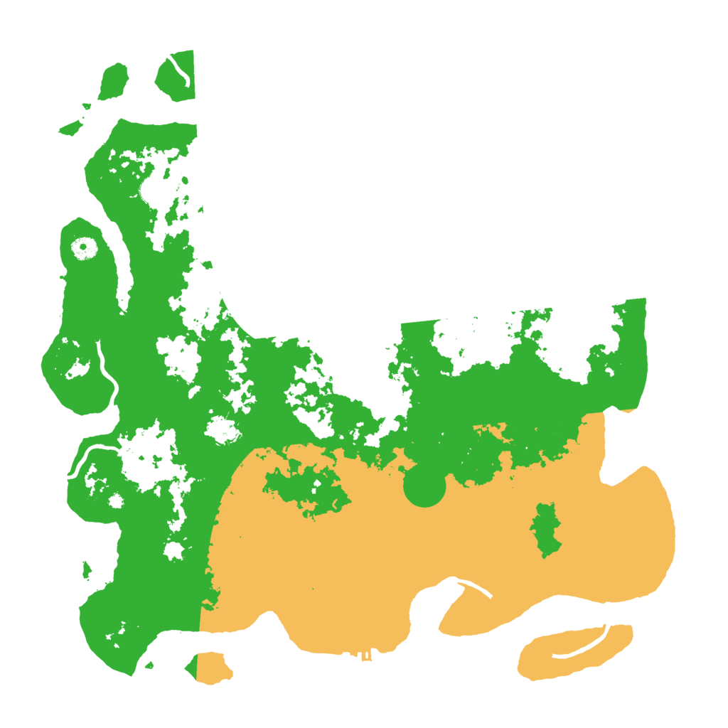 Biome Rust Map: Procedural Map, Size: 4500, Seed: 32548651