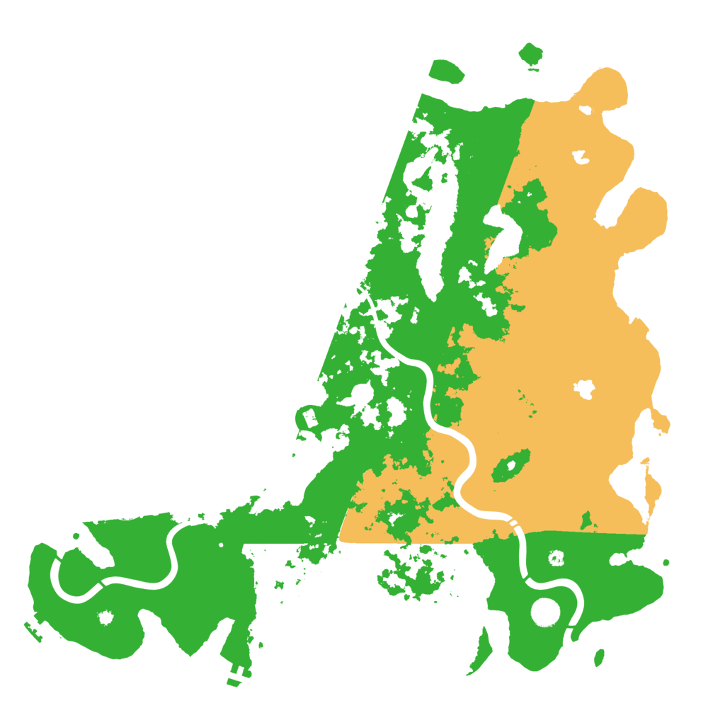 Biome Rust Map: Procedural Map, Size: 4500, Seed: 444585
