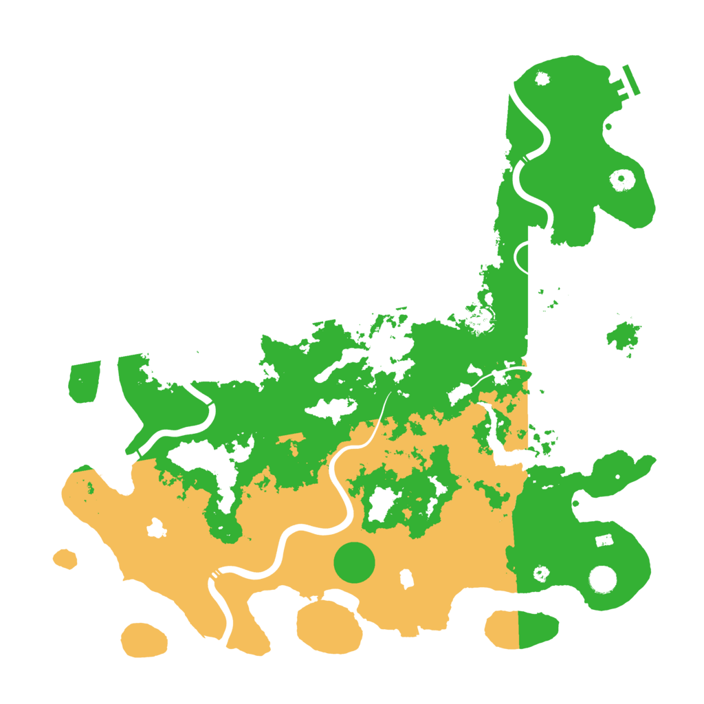 Biome Rust Map: Procedural Map, Size: 4500, Seed: 10754317